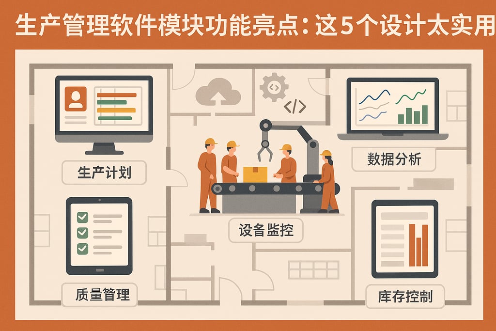 生产管理软件模块功能亮点：这 5 个设计太实用了